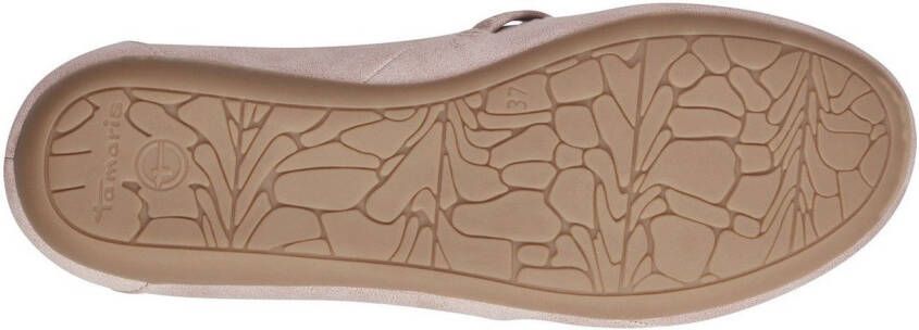 Tamaris Ballerina's Caterina Flats feestelijke mode slipper met elastische riem