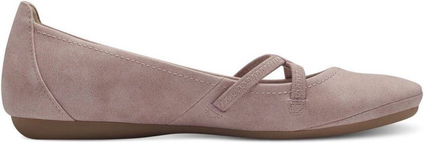 Tamaris Ballerina's Caterina Flats feestelijke mode slipper met elastische riem