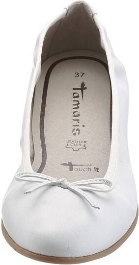 Tamaris Ballerina's Feestelijke schoen trouwschoen flats met mooie metallic glans - Foto 8