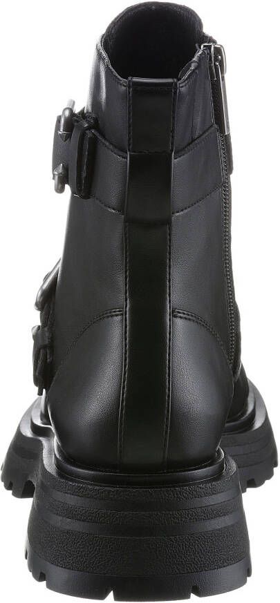 Tamaris Bikerboots met trendy siersluitingen