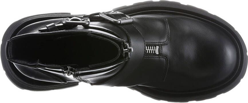 Tamaris Bikerboots met trendy siersluitingen