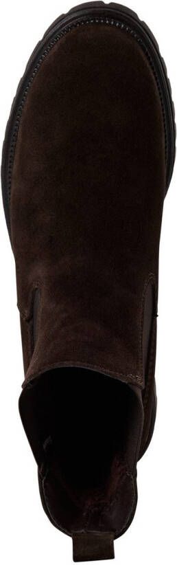 Tamaris Chelsea-boots blokhak zakelijke schoen instaplaarzen met stretchinzetten