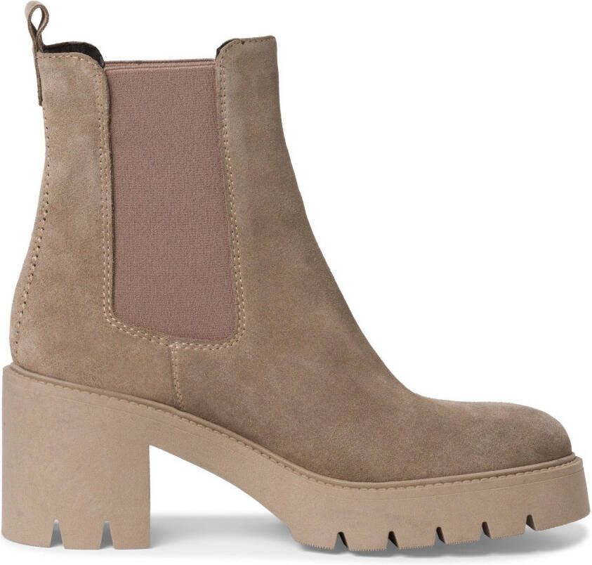 Tamaris Chelsea-boots met aanhaaklus en twee stretch-inzetten