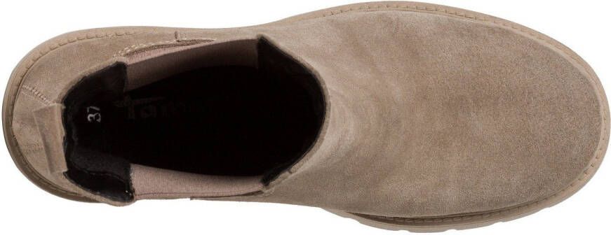 Tamaris Chelsea-boots met aanhaaklus en twee stretch-inzetten