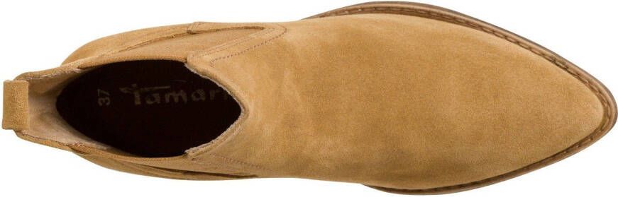 Tamaris Chelsea-boots blokhak cowboylaarsjes westernlaarsjes met elastiek