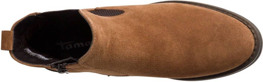 Tamaris Chelsea-boots hakken enkellaars zakelijke schoen met touch it-uitrusting