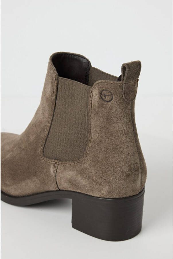 Tamaris Chelsea-boots blokhak laarsje zakelijke schoen in smalle vorm
