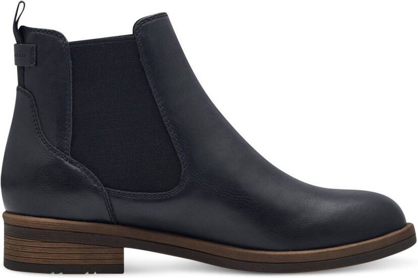Tamaris Chelsea-boots blokhak laarsjes business schoen instapschoen aantrekband - Foto 7