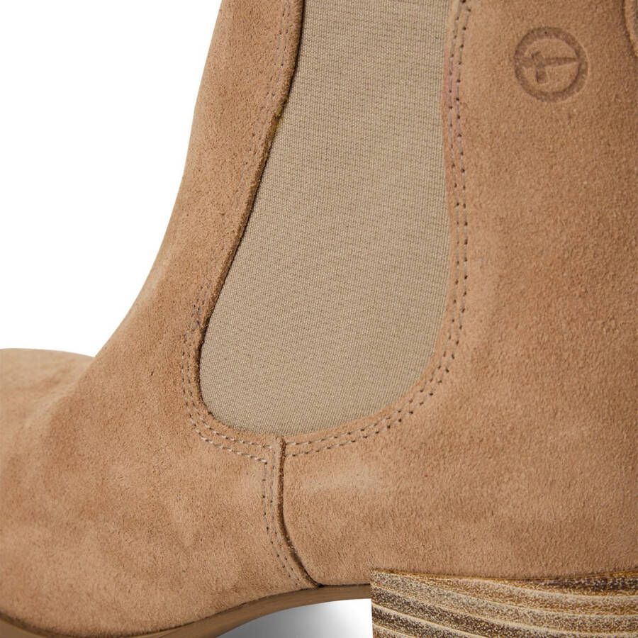 Tamaris Chelsea-boots cowboy enkellaars westernlaarzen met comfortabele stretch inzet