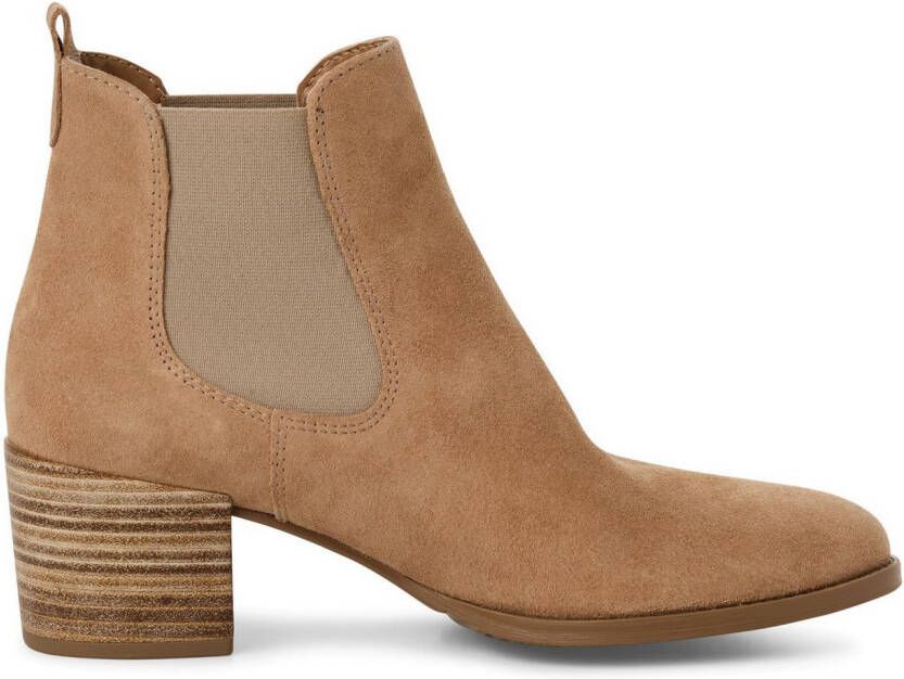 Tamaris Chelsea-boots cowboy enkellaars westernlaarzen met comfortabele stretch inzet