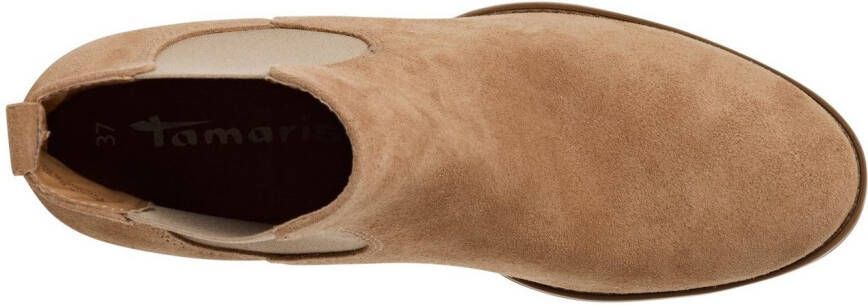 Tamaris Chelsea-boots cowboy enkellaars westernlaarzen met comfortabele stretch inzet