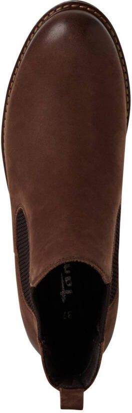 Tamaris Chelsea-boots hakken enkellaars zakelijke schoen instaplaarzen aantrek-lus