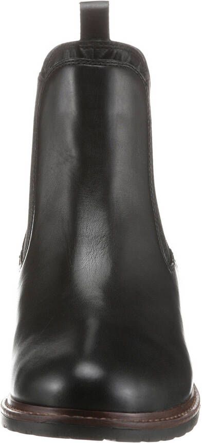Tamaris Chelsea-boots blokhak business schoen comfortabele schoen in klassieke look