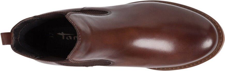Tamaris Chelsea-boots blokhak business schoen comfortabele schoen in klassieke look