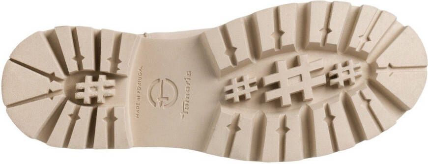 Tamaris Chelsea-boots blokhak instaplaarzen korte laarzen stretchinzetten aan beide zijden