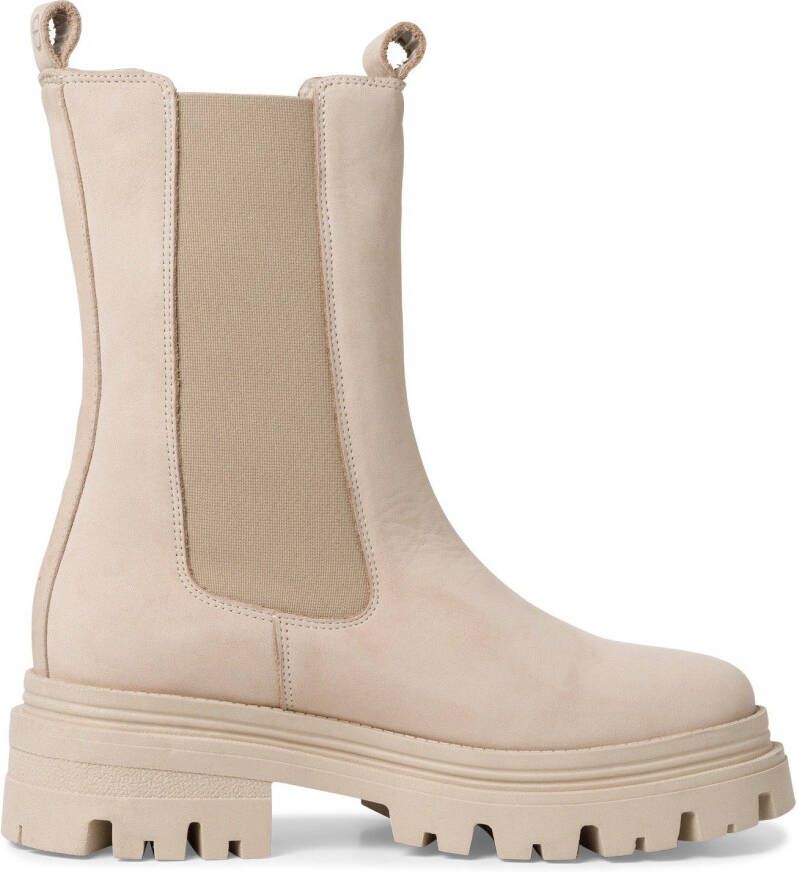 Tamaris Chelsea-boots blokhak instaplaarzen korte laarzen stretchinzetten aan beide zijden