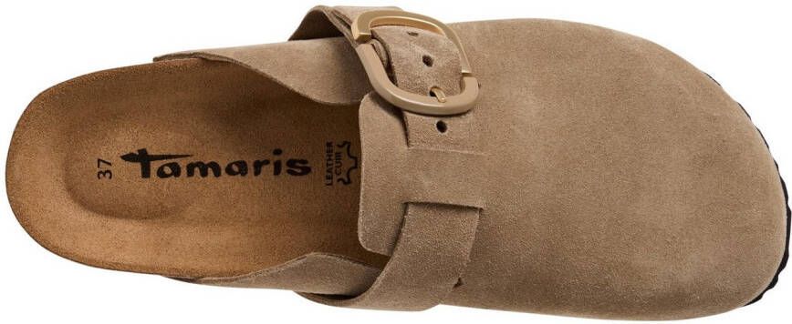 Tamaris Clogs huisschoen instapschoen comfortabele schoen met verstelbare gesp