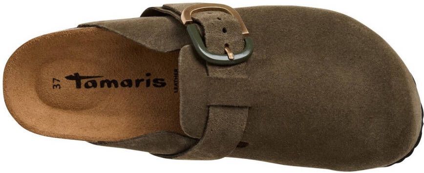 Tamaris Clogs huisschoen instapschoen comfortabele schoen met verstelbare gesp