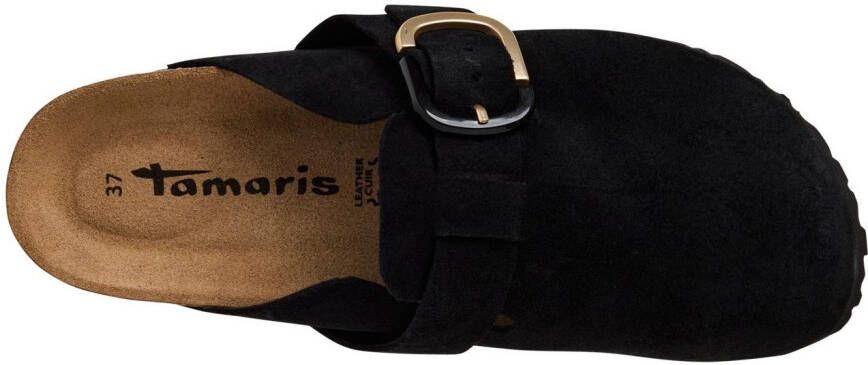 Tamaris Clogs huisschoen instapschoen comfortabele schoen met verstelbare gesp