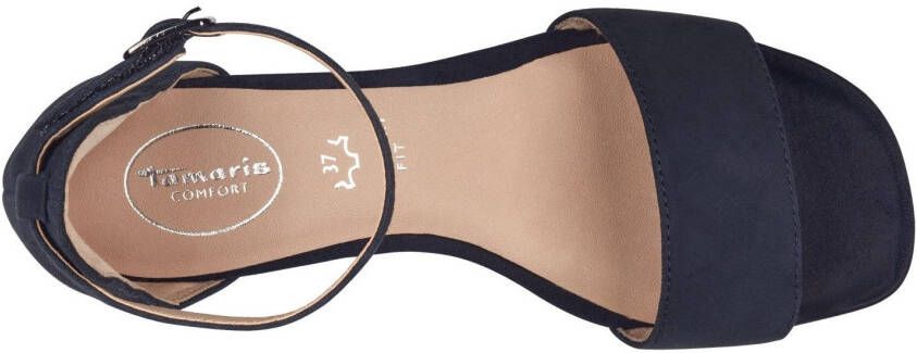 Tamaris COMFORT Sandaaltjes zomerschoen sandaal blokhak met verstelbare enkelbandjes