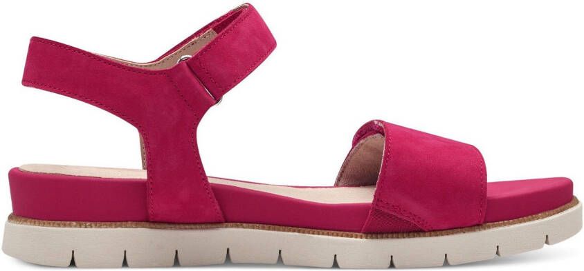Tamaris COMFORT Sandaaltjes zomerschoen sandaal plateauhak met twee klittenbandsluitingen