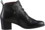 Tamaris Enkellaarsjes blokhak veterschoen business schoen met logo-embossing - Thumbnail 9