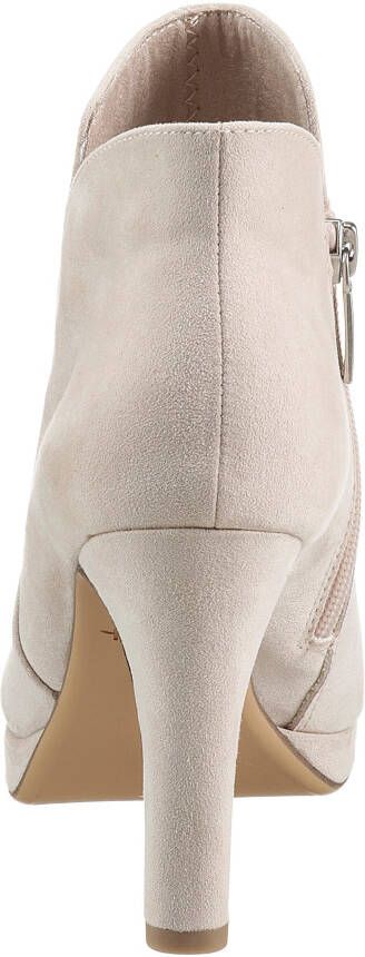Tamaris Highheel-laarsjes avondmode hoge hakken enkellaarzen in vrouwelijke look