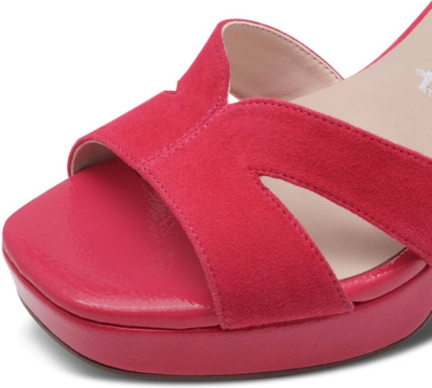 Tamaris Highheel sandaaltjes zomerschoen avondschoen blokhak met antishokk hak