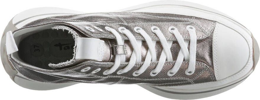 Tamaris Hoge veterschoenen met opvallende zool