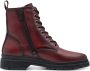 Tamaris Hoge veterschoenen blokhak veterlaarsje in trendy used look - Thumbnail 4