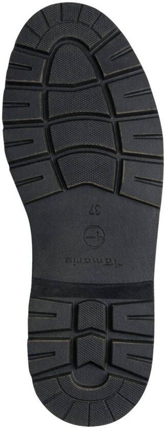 Tamaris Hoge veterschoenen blokhak veterlaarsje in trendy used look