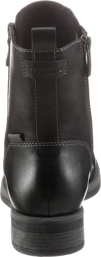 Tamaris Hoge veterschoenen SHAE blokhak veterschoenen laarsjes met decoratieve ritssluiting