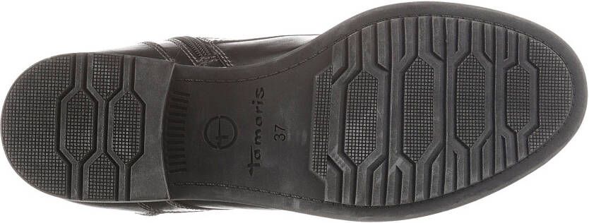 Tamaris Hoge veterschoenen SHAE blokhak veterschoenen laarsjes met decoratieve ritssluiting