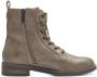 Tamaris Hoge veterschoenen SHAE blokhak veterschoenen laarsjes met decoratieve ritssluiting - Thumbnail 4