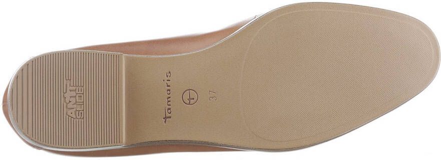 Tamaris Instappers blokhak zakelijke schoen met klassieke sierriem