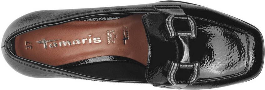 Tamaris Instappers blokhak pumps zakelijke schoen met modieuze siergesp - Foto 12