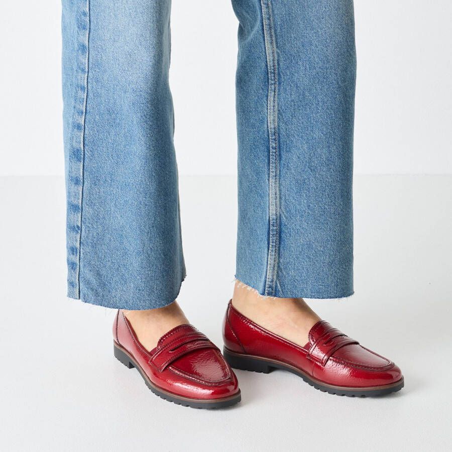 Tamaris Instappers blokhak pumps zakelijke schoen met touch it-uitrusting