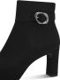 Tamaris Laarsjes blokhak avondschoen ankle-boots met elegante decoratieve gesp - Thumbnail 3