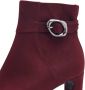 Tamaris Laarsjes blokhak avondschoen ankle-boots met elegante decoratieve gesp - Thumbnail 4
