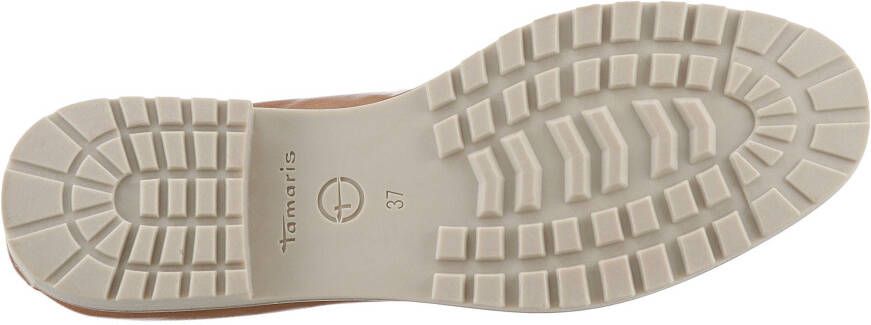 Tamaris Loafers Chunky slipper business schoen met trendy vlechtketting