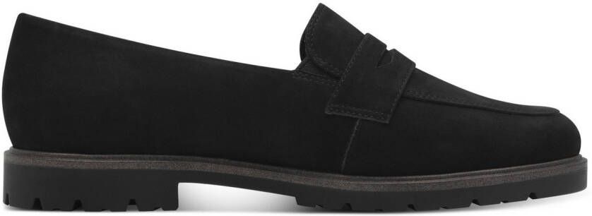 Tamaris Loafers blokhak instapschoen lage schoen zakelijke schoen met sierband
