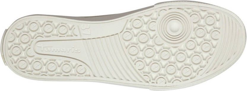 Tamaris Plateausneakers vrije tijd schoen lage schoen veterschoen met logo op de hiel