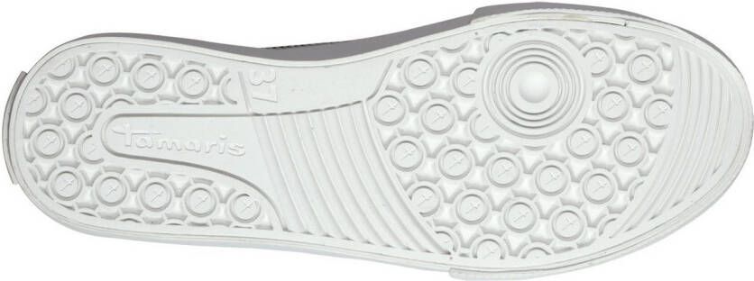 Tamaris Plateausneakers vrije tijd schoen lage schoen veterschoen met logo op de hiel