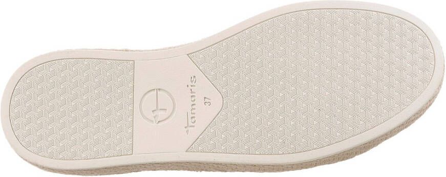 Tamaris Plateausneakers freizeitschoen lage schoen veterschoen met haakapplicatie