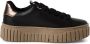 Tamaris leren damestrainers 1-23702-45 098 Damesschoenen M2370245 Zwart - Thumbnail 6