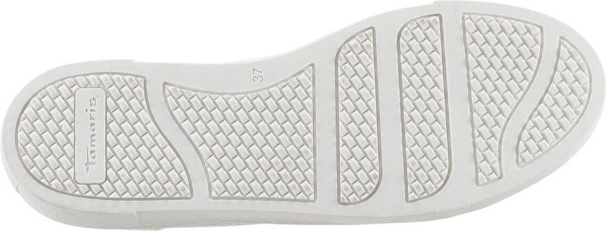 Tamaris Plateausneakers vrijetijdsschoen lage schoen veterschoen in vegan uitvoering