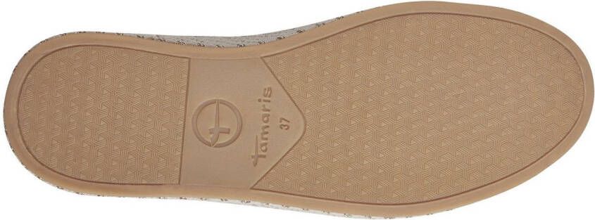 Tamaris Plateausneakers vrijetijdsschoen lage schoen veterschoen met textielkoord aan het plateau