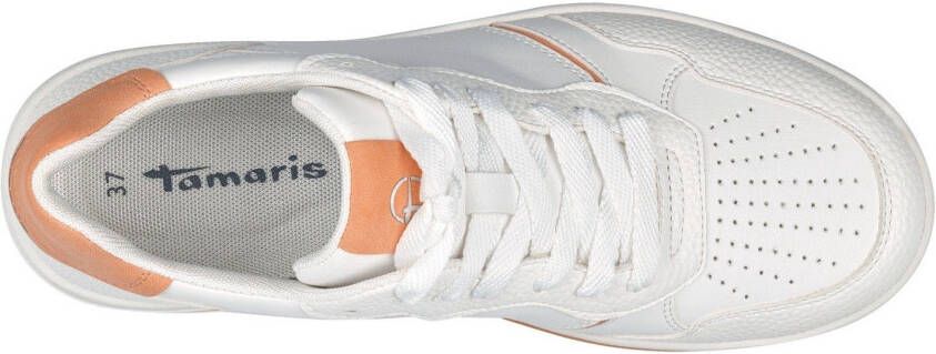 Tamaris Plateausneakers met verwisselbare voetbed vrijetijdsschoen lage schoen veterschoen