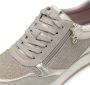 Tamaris Plateausneakers vrijetijdsschoen lage schoen veterschoen met subtiele metallic-details - Thumbnail 9