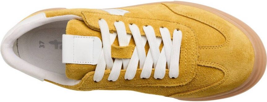 Tamaris Plateausneakers veterschoen lage schoen vrijetijdsschoen met gepolsterde schachtversteviging